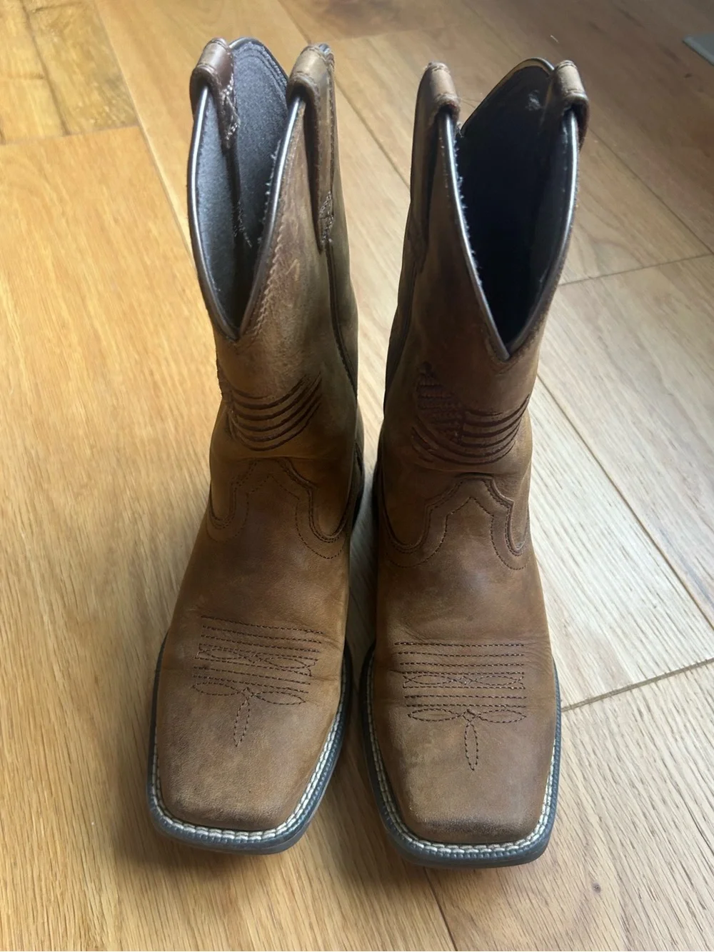 Boys Ariat patriot cowboy boots